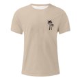 thumbnail image 3 of CaiJunJia George Men's Big and Tall Cotton T shirt, Moisture Wicking Sport Tee, Anti Odor, Athletic Classic T-Shirt, 3 of 3