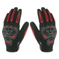 thumbnail image 1 of Riwcyla Motorcycle Gloves for Men Women Motorbike ,Slip Breathable Touchscreen Gloves with Knuckle Protection for Riding, Road Racing, Cycling, Black and Red L, 1 of 6