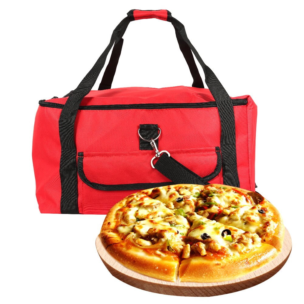 16in Food Pizza Delivery Bag Full Insulated Cooler Cool Picnic Camping42*42*23cm 
