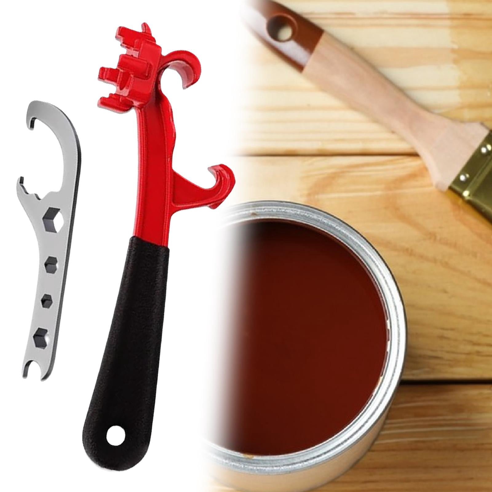 2 Pieces Bucket Opener Metal Can Lid Remover Portable Size for Food Service Brewing Construction