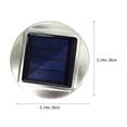 thumbnail image 4 of POPETPOP Solar Light Replacement Tops for Outdoor Gazing Ball Lights with Solar Panel Insert 3.14 Inch Jar Lid for Garden Patio String Light Repair, 4 of 9