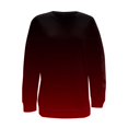 thumbnail image 2 of Vedolay Womens Long Sleeve Shirt Womens 2023 Crewneck Oversized Pullover Casual Comfy Fall Fashion Hoodies,Red S, 2 of 3
