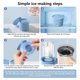 thumbnail image 4 of Ice-Cube Tray for Tumbler/ Cup, Silicone Hollow Ice Mold,B, 4 of 5