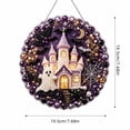 thumbnail image 3 of Diamond Art Kits Hanging Halloween Haunted House, DIY 5D Special Shaped Diamond Painting Craft Gem Art Rhinestone for Adults and Home Window Door Decor, Happy Halloween, 3 of 6