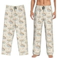 thumbnail image 2 of Men's Pajama Pants Pjs Bottoms With Pockets Sleep Lounge Pants For Men, 2 of 7