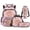 Pink Donut Capybara, variant on Yspwyqan Pink Boba Axolotl 4 Pcs Girls Backpack Set, Cute Kids School Bag with Lunch Bag Pencil Case Water Bottle Sleeve for Preschool Kindergarten Elementary