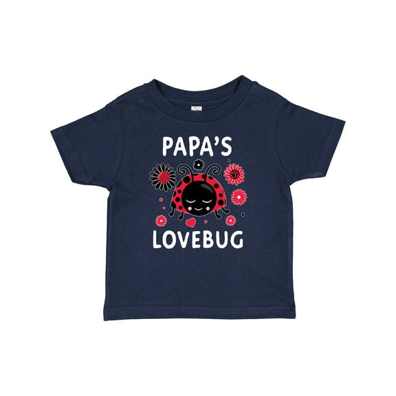 Inktastic Valentine's Day Papa's Lovebug Boys or Girls Baby T-Shirt