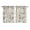 Brown, variant on Botanical Kitchen Curtains 63 Inch Length, Vintage Floral Wildflower Country Leaf Plant Grommet Top Bedroom Living Room Curtains, Light Filtering Cafe Curtain Drapes 2 Panels Set 104''x63''