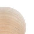 thumbnail image 4 of DecMode Light Brown 5" Handmade Wood Orbs & Vase Filler with Varying Sizes (3 Count), 4 of 9