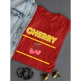 thumbnail image 3 of Cherry Slogan T-Shirt Women -Image by Shutterstock, Female 5X-Large, 3 of 4