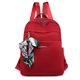 thumbnail image 1 of Mochila De cuero impermeable para mujer, bolso de hombro Oxford, bolso de estudiante de Color sólido, mochila escolar de viaje para niña, nueva moda Fivean unisex, 1 of 2