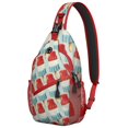 thumbnail image 1 of Sweet Treats Summer Food Pattern Sling Backpack Small Travel Backpack for Essentials Lightweight and Durable, 1 of 6