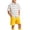 Yellow, variant on Boys Polka Dots Shirts and Shorts- Summer Casual Short Sleeve Fashion Boys Formal Clothes Outfits Set Hot Pink Size 12