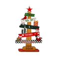 thumbnail image 2 of Árbol de Navidad de madera, centro de mesa coleccionable de árbol de Navidad pequeño, Navidad Estilo D, 2 of 9