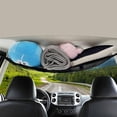 thumbnail image 7 of Car Ceiling Cargo Network Slimline Cargo Net, Double Layer Roof Mesh, Reduce Sagging Car Storage Mesh Organizer, Truck SUV Travel Long Road Trip Camping Interior Accessories (Beige, 30.7 * 20.9in), 7 of 7