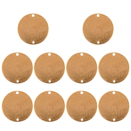 

NUOLUX Stamping Blanks Copper Blank Brass Round Disc Circle Bracelet Impressart Aluminum Discs Connector Pendants Smooth Tag