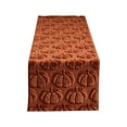 thumbnail image 2 of Caramel Soft Faux Fur Pumpkins Fall Table Runner 13x37 Inch | Seasonal Kitchen Dining Table Decoration for Home Party Decor, Autumn Thanksgiving Plush Home Decor, 2 of 6