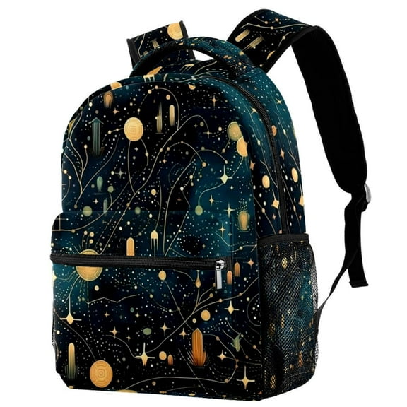 Lightweight Backpack Galaxy Planet School Bag Travel Laptop Daypack for Men Women Casual Rucksack