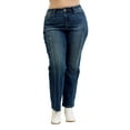 thumbnail image 4 of Judy Blue Full Size Seam Detail Straight Leg Jeans Plus Size, 4 of 6