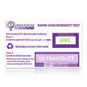 QuantaDose Reusable UV-C Light Test Card for UVC Lamps and UV LED Sanitizer Wands