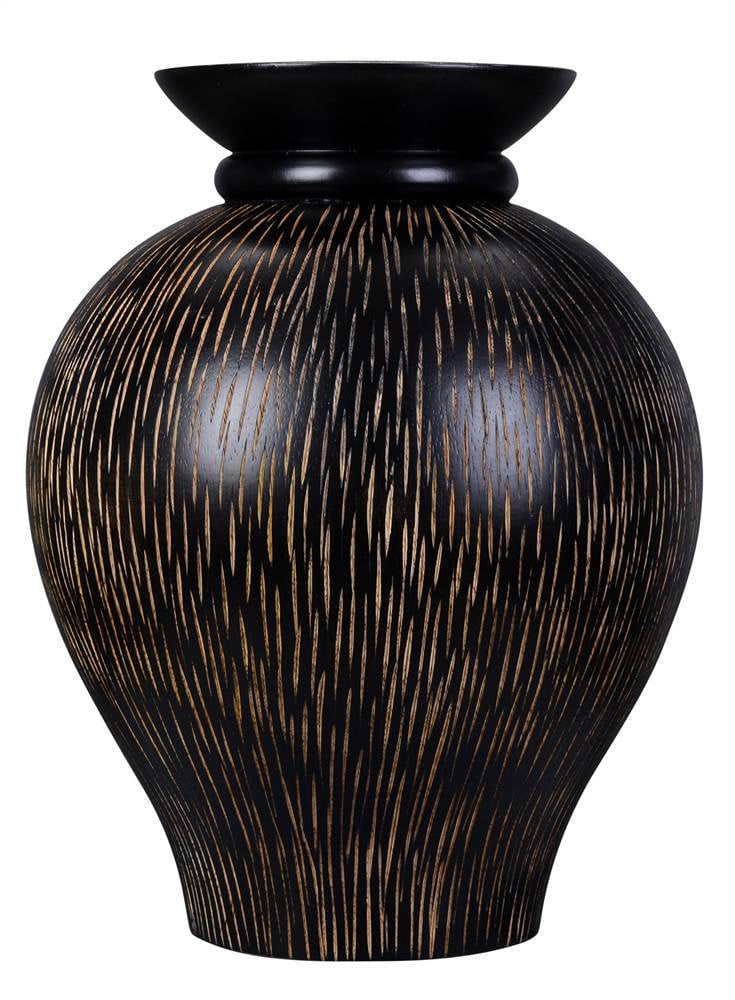 Home Décor Vases Black Urn Vase