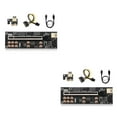 thumbnail image 4 of bedienty PCI-E 1X to 16X Adapter Digital Display PCI- Extender Motherboard Black 2Set, 4 of 6