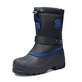 thumbnail image 5 of Bocca Boys Waterproof Snow Boots Black-Blue Slip Resistant Winter Boots 4M, 5 of 5