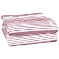 thumbnail image 2 of T-fal Dual-Sided Skipping Striped Kitchen Towels, 2-Pack, Paprika, 2 of 5