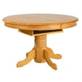 thumbnail image 3 of Sunset Trading Oak Selections 48"-66" Round/Oval Extendable Wood Dining Table, 3 of 4