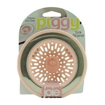 Joie Piggy Pink/Silver Plastic/Stainless Steel Sink Strainer