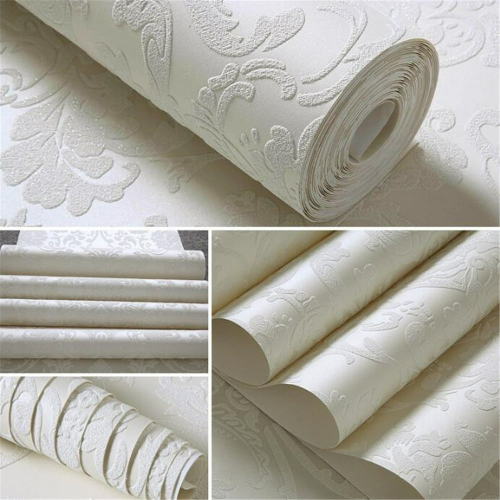 10M Fashion Modern Nonwoven Wallpaper 3D Pattern Dust