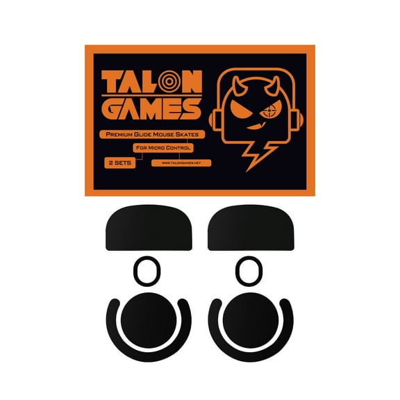 Talongames Control Type Mouse Feet for G PRO X Superlight Wireless, Black, New, 2-Pack