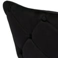thumbnail image 5 of Impressions Vanity Pearl Tufted 360 Degree Swivel Vanity Chair with Height Adjustable (Black), 5 of 5
