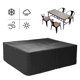 thumbnail image 2 of Cubiertas de muebles de exterior de tela Oxford 420d, impermeables, lluvia, nieve, polvo, a prueba de viento, tela Oxford Anti-uv, cubiertas para muebles de jardín y césped, 2 of 4