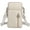 Off-White, variant on Women Small Crossbody Bags Nylon Over Shoulder Purses Zipper Closure Travel Purse Roomy Design for Phone and Essentials with Adjustable Strap