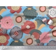 thumbnail image 2 of Soimoi Georgette Viscose Fabric Flower Artistic Print Fabric by the Yard 42 Inch Wide, 2 of 3