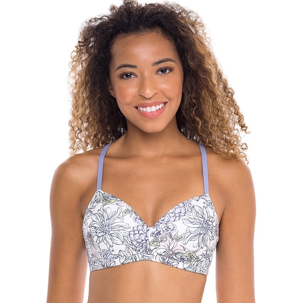 Kindly Yours Women s Sustainable Wireless T Shirt Bra Walmart