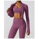 thumbnail image 3 of Chaqueta de Yoga for mujer, chaqueta de Yoga deportiva for correr al aire libre con cremallera, chaqueta de manga larga, ropa de Yoga de secado rápido for niñas, 3 of 7