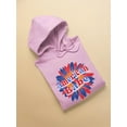 thumbnail image 3 of American Babe Groovy Style Hoodie Women -Image by Shutterstock, Female Medium, 3 of 4