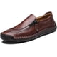 thumbnail image 1 of Xishao Hombres Casual Cuero Zip Mocasines Zapatos para Caminar de Verano Mocasines Barcos Moda Resbalón en Oxford Conducción Cómoda Xishao ropa, 1 of 2