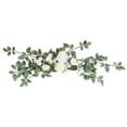 thumbnail image 2 of 2 piezas de decoraciones florales para respaldo de silla de pasillo, accesorios para fotos, arreglo floral para banco de pasillo Estilo D, 2 of 9