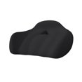 thumbnail image 3 of Cojín de asiento de espuma viscoelástica, cómodo, lavable, para viajes largos, para sentarse en el trasero Negro, 3 of 9