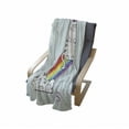 thumbnail image 4 of Unicorn Soft Flannel Fleece Blanket, Cat Unicorn Sitting on Rainbow Clouds with Follow Your Dreams Words Fantasy Nursery, Cozy Plush for Indoor and Outdoor Use, 50" x 60", Multicolor, by Ambesonne, 4 of 6