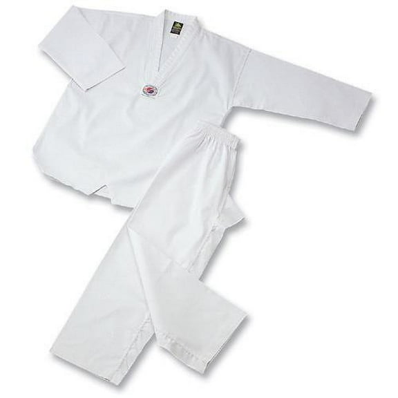 Pine Tree Professional Taekwondo Uniform - White V-Neck