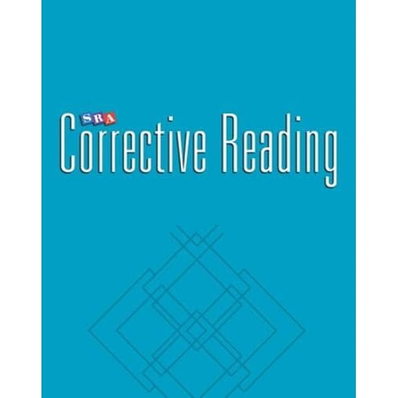 Pre-Owned Corrective Reading Decoding Level B1, Blackline Masters (CORRECTIVE READING DECODING SERIES), 9780026747837, 0026747839, Paperback, 3rd edition