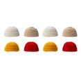 thumbnail image 1 of Minnieouse Gorros de punto de 4 piezas, gorros de calavera a la moda, gorro de Hip Hop para invierno Type1 NO1, 1 of 6