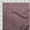 thumbnail image 3 of oneOone Viscose Chiffon Maroon Fabric Asian Batik Paisley Dress Material Fabric Print Fabric By The Yard 42 Inch Wide, 3 of 4