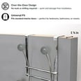 thumbnail image 5 of Over The Door Hook Rack Chrome Finish with 4 Gray Ball Ends, 5 of 7