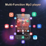 128GB MP3 Player with Bluetooth, Oilsky 2.4 Portable Full Touch Screen Music Player with Speaker and Micro SD Card Slot, MP3 Player with FM Radio,Voice Recording,Earphone,for Kids and Outdoors