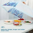 thumbnail image 5 of HAOAN Food Covers Encrypted Mesh Plate Serving Tents, Fine Net Screen Umbrella for Outdoors, Parties, Picnics, BBQs, Reusable and Collapsible, 5 of 5